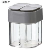 Travel Kit Seasoning Shaker 1PC 4 In 1 Plastic Dispenser Camping Spice Containers pilka