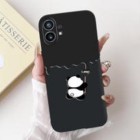 For Nothing Phone 1 Case Silicone Cute Cartoon Cat Luxury Flowers Shockproof Phone Case For Nothing Phone One Back Cover Funda Nothing Phone 1