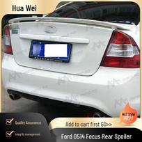 Ford Focus 05-14 Rear Spoiler: No-Damage, Hole-Free Installation Primer White