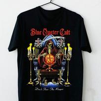 Blue Oyster Cult Band Shirt Black Short Sleeve Unisex All Size S234XL Unisex T-Shirt XXL