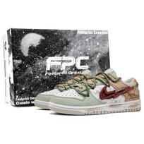 Nike Dunk Boundary, Footprint Innovation, Box Abrasion Resistant Low top Skateboard Shoes Unisex Light Green DD1503-103(Team726-2-SBOX) 36 gray