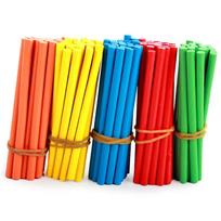 Toys Educational 100PCS Wooden Counting Sticks Montessori Math Manipulatives Classroom Supplies Teaching Developing For Children