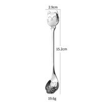 Creative Stainless Steel Cat Paw Spoon for Coffee and Desserts