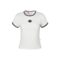 Li Ning Retro Sports Series Short Sleeve T-Shirt Women tops Off-White AHSWA38-1 S