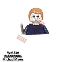 New All Saints' Day Terrifier Ash Chucky Dead silence Building Blocks Model Bricks mini Action toy Figures Toy gift for children