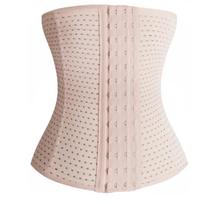 Breathable Adjustable Tummy Control Waist Trainer Waist Cinchers for Men Xs smėlis