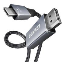 Benfei Kabel Usb-C Do Displayport 0,9  M 8K@60Hz 4K@144Hz Szary pilka