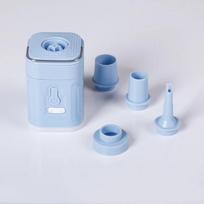 Mini Electric Air Pump with LED Light Compact Size Inflate Deflate for Inflatable Sofa Pool Floats Beach Trip Camping Use A4