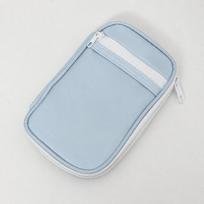 Ultra-thin Pencil Pouch Solid Color Pen Bag Minimalist Pencil Case  Students mėlyna
