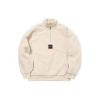Li Ning Sweatshirts Unisex Sand Gravel Gray Stand Collar Moderate Regular AWDQ662-2 XL