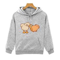„Pelican“ ir „Capybara“ megztiniai, labai mieli megztiniai berniukui mergaitei ilgomis rankovėmis, viršutiniai drabužiai kūdikiams, Y2k drabužiai, megztinis vaikams 130 pilka spalva