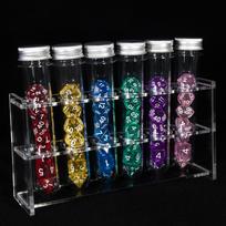 DND RPG Colorful Dice Set with Tube for Role Playing Game Desktop Games Party Play Gifts, 42pcs Polyhedral Dice