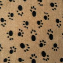 Soft Fleece Paw Printing Pets Mat Cute Dog Paw Print Blankets Pet Bed Mat   Sleeping kava