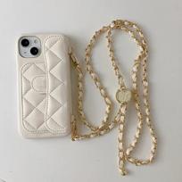Crossbody Phone Case for IPhone 14 Plus 15 13 12 Pro Max 11 Card Holder Wallet Adjustable Lanyard Shoulder Strap Leather Cover iPhone 13