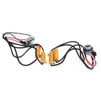 2 vnt. 1157 LED dekoderis 50W apkrovos rezistorius Atjungiklis be mirksėjimo klaidų automobilių priekiniams žibintams, rūko žibintams, DRL