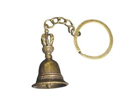 [Kaimed] Brass Guardian Bell Vintage Bell Amulet Keychain Harley Rider f sidabras