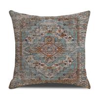 Boho stiliaus retro pagalvės užvalkalas lininis margintas namų puošmena pagalvės pagalvėlė Bandb sofos premium ilgaamžė kokybė naudinga 45 * 45Cm (excluding pillow core) gray