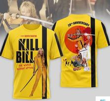 Kill Bill Visas Kruvinas Reikalas 20-osios Metinės 3D Marškinėliai PP2929 XXXL