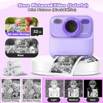 Veiksmo ir laisvalaikio kamera Veladranth vaikų skaitmeninis fotoaparatas CB-6385, 1 vnt., violetinis