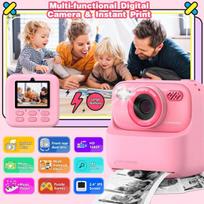 Veiksmo ir laisvalaikio kamera Veladranth vaikų fotoaparatas TG-8265, 1 vnt., rožinis