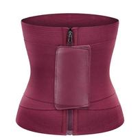Waist Trainer Body Shaper Colombiana Waist Shaper Weight Loss Slimming Hourglass Sash Sport Belt Tummy Girdles Corset XS/S juoda