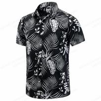 Floral Hawaiian Shirt Tropic Leaf 3d Printed Shirts Men Women Fashion Oversized Blouse Men's Vocation Lapel Beach Camisas S