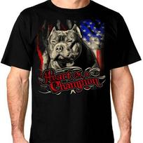 American Bully Heart of a Champion Crew Neck Shirt American Bully Shirt S