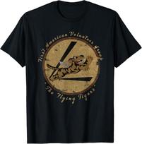 NEW LIMITED Flying Tigers Squadron WWII Vintage Insignia T-Shirt XL