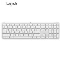 Logitech K950 Wireless Dual-Mode Silent Keyboard perlų baltos spalvos