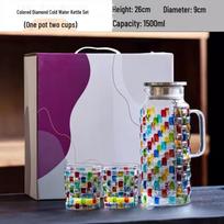 Borosilicate Glass Pitcher and Cup Set