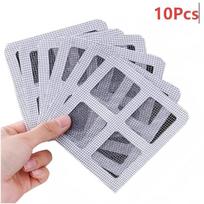 10/30/50Pcs Window Screen Repair Patch Self Adhesive Disposable Floor Drain Hair Catcher Mesh for Bathroom Kitchen Home Use 10Pcs