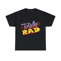 Totally Rad Retro 1980's Eighties Costume Graphic Tee Shirt, S-5XL XL