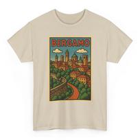 Bergamo T-Shirt Unisex: Retro Italy Tee 4XL