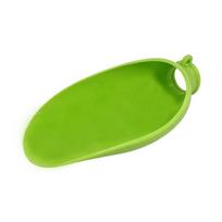 Leaf-shaped Pet Water Dispenser Leakproof Silicone Outdoor Pet Drinking Bowl Large Capacity Leakproof Travel Water Feeder žalia