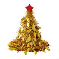 Festival Season Tree Toppers Santa Hat Ornament Multifunctional Christmas Decors Fabric Plastic Construction Effortlessly Setups