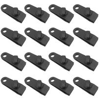 Takelablaze Tent Clip, Camping Fixation, Tarp Clip, Plastic Clip Holder, juoda