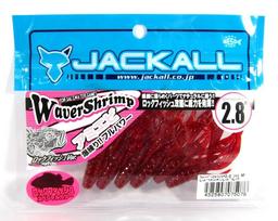 Išpardavimas Jackall Minkštas masalas Waver Shrimp Jūros vandeniui 2,8 colio Raudonas (5076) white