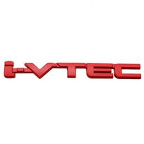 3D chromuoto metalo automobilio raidės galinės bagažinės ženklelio emblema IVTEC logotipas I VTEC lipdukas, skirtas City Civic Accord Jazz CRV priedams Style-1