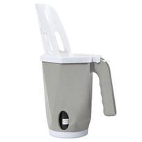 Cat Litter Shovel Detachable Portable Large Capacity Integrated Litter Scooper with Litter Box for pilka spalva