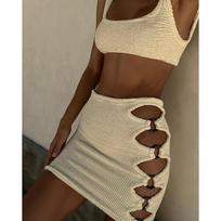 Sexy 3pieces Micro Bikinis 2025 Women Swimsuit Solid Swimwear With Skirt Brazilian Bikini Set Beachwear Thong Biquini S