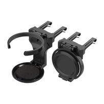 Foldable Car Cup Holder And Ashtray Combination ABS Materials Universal Vehicle Mount For Secure Drink Storage Space Saving Design 1