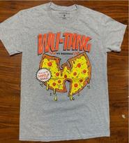 WU TANG CLAN Men's NY Pizzeria Slice Grey Graphic Print Tee -NWOT Unisex T-Shirt XXL