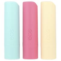 EOS, 100% natūralus ekologiškas lūpų balzamas, įvairių skonių rinkinys, 3 lūpų balzamai, 4g (0,14 uncijos) Kiekvienas