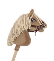 Hobby Horse A4 horse halter, fastened, small - brown