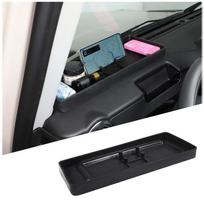 For INEOS Grenadier 2020-2026 TPE Black Car Navigation Screen Rear Storage Box Mobile Phone Tray Interior Accessories