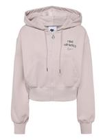 Nike - W Nk Phnx Flc Fz Hd Gls - Sportinis džemperis su gobtuvu - Violetinė