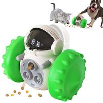 Robot Food Dispenser Interactive Pet Slow Treat Toy Dogs Food Puzzle Feeder Toys (Green,Xl) žalia
