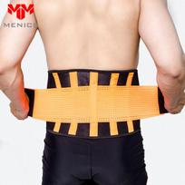 Adjustable 2-Step Waist Trainer Fitness Tummy Slim Belt for Body Support Gym Sport Sweat Utility with Back Pain Relief S raudona