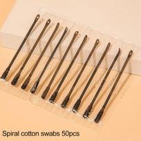 100/50Pcs Double Headed Blackhead Remover Swabs Cleaner Cotton Swabs with Comedones Extractor Individually Wrapped Beauty Tools