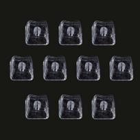 Cute Cat Transparent Keycaps 10Pcs PBT 1U Blank MAO Profile for Mechanical Keyboard Lover Unique Gift 10pcs Glitter
